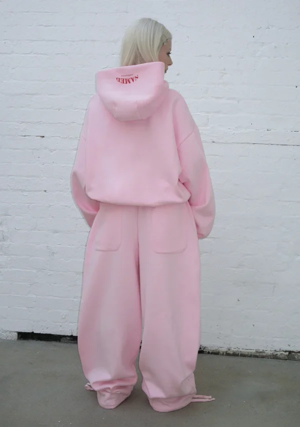 X-rated Oversized Sweatpants Baby Pink-2