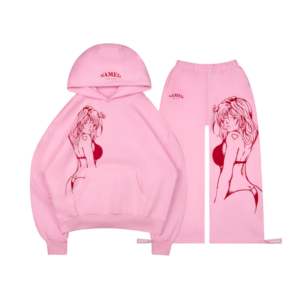 X-rated Pullover Tracksuit Baby Pink